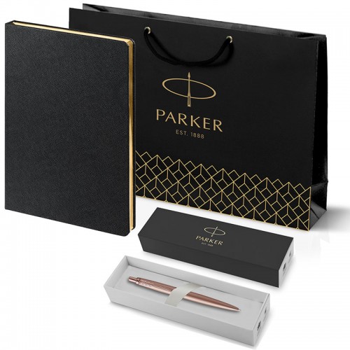 Набор Parker Jotter XL SE20 Monochrome Rose Gold из шариковой ручки и ежедневника черного цвета в Ростове-на-Дону