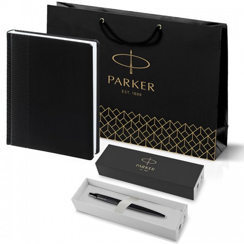 Набор Parker Jotter XL SE20 Monochrome Black из шариковой ручки и ежедневника черного цвета в Ростове-на-Дону