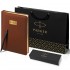 Набор Parker Jotter XL SE20 Monochrome Black из шариковой ручки и ежедневника коричневого цвета в Ростове-на-Дону
