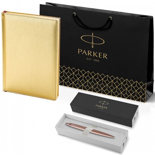 Набор Parker Jotter XL SE20 Monochrome Rose Gold из шариковой ручки и ежедневника золотого цвета в Ростове-на-Дону