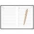 Набор Parker Jotter XL SE20 Monochrome Gold из шариковой ручки и ежедневника коричневого цвета в Ростове-на-Дону