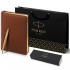 Набор Parker Jotter XL SE20 Monochrome Gold из шариковой ручки и ежедневника коричневого цвета в Ростове-на-Дону