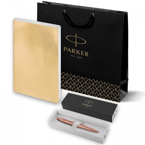 Набор Parker Jotter XL SE20 Monochrome Rose Gold из шариковой ручки и ежедневника золотистого цвета в Ростове-на-Дону