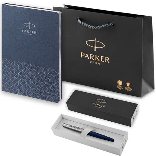 Набор Parker Jotter Royal Blue CT из перьевой ручки и ежедневника недатированного синего цвета в Ростове-на-Дону