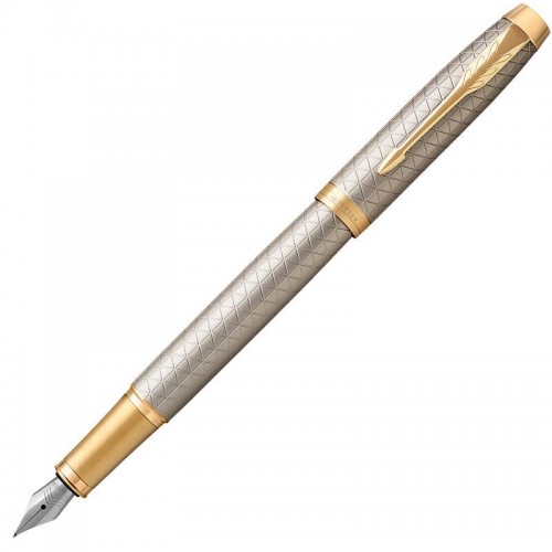 Перьевая ручка Parker (Паркер) IM Premium Warm Silver/Gold GT F в Ростове-на-Дону
