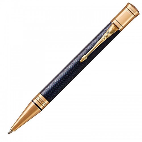 Шариковая ручка Parker (Паркер) Duofold Prestige Blue Chevron GT в Ростове-на-Дону

