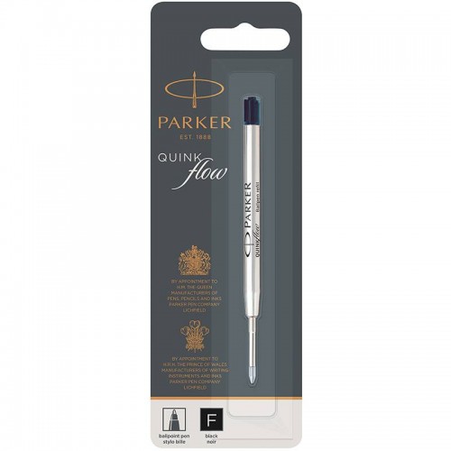 Чёрный шариковый стержень Parker Ball Pen Refill QuinkFlow Premium F Black в Ростове-на-Дону
